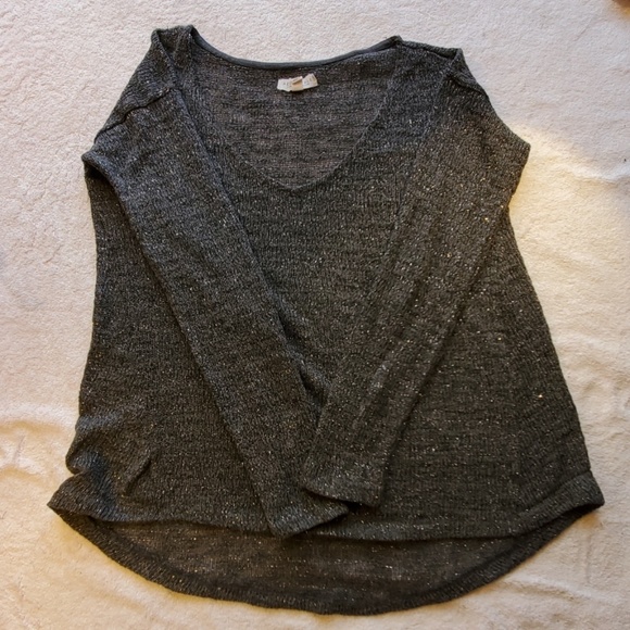Gray with tinsel light knit - Picture 2 of 5